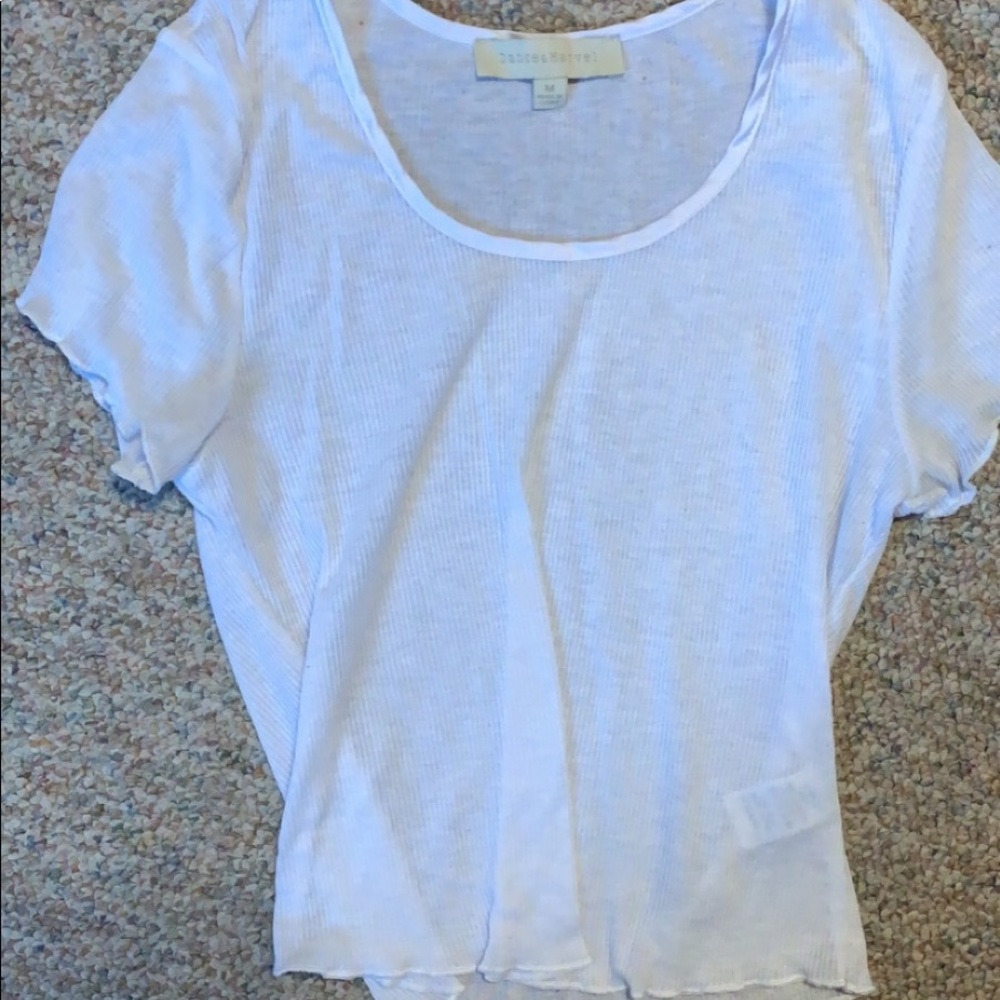 White crop top